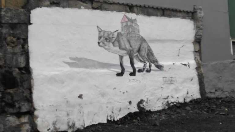 Street art in Reykjavik, Iceland