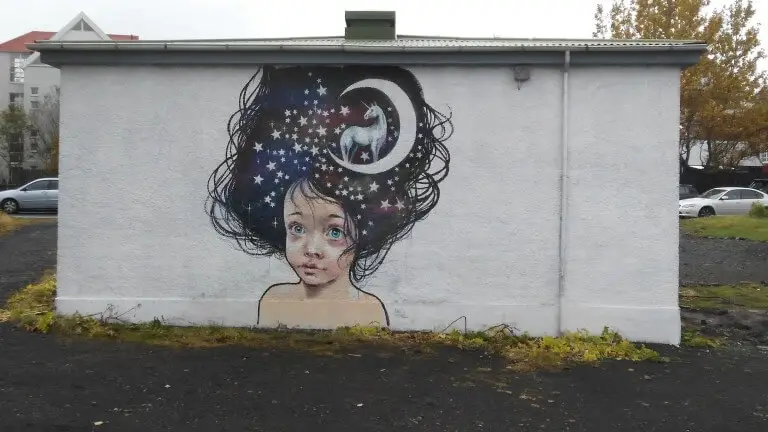 Street art in Reykjavik, Iceland