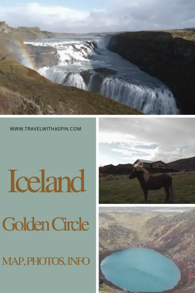 Iceland Golden Circle Map