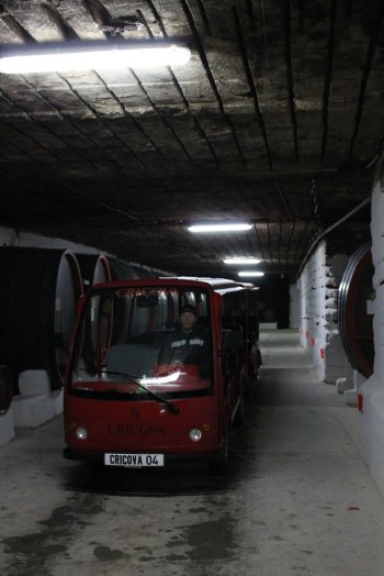 Organised transport inside Cricova, Moldova