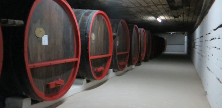 Wine barrels at Cricova, Moldova