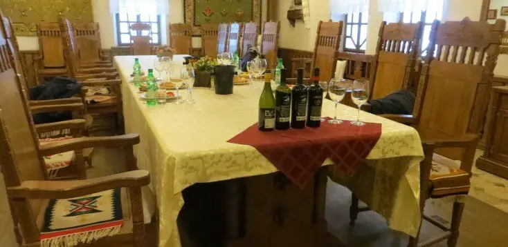 Tasting menu, wine and room at Cricova, Moldova Tasting - menu, wine and room at Cricova, Moldova
