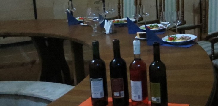 Tasting - menu, wine and room at Milestii Mici, Moldova