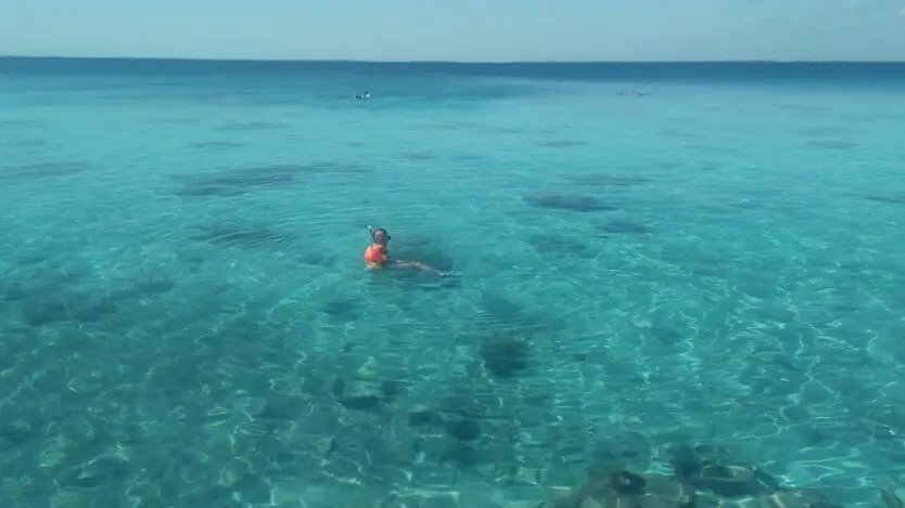 Swiming at Cueva de los Peces