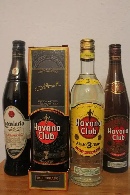 Rum Havana Club souvenirs