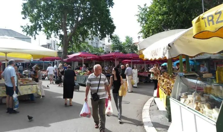 Market in Split, Croatia