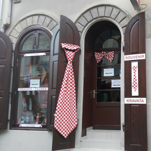 Krawata, a perfect souvenir from Zagreb, Croatia