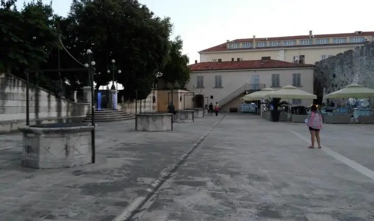 The Square of the 5 Fountains, Zadar, Croatia The Square of the 5 Fountains, Zadar, Croatia