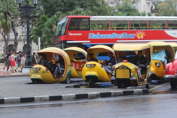 Cocotaxis and Havana Tour Bus - 10 CUC/day