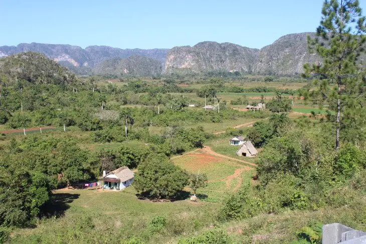 View over Vinales Valley from Balcon del Valle