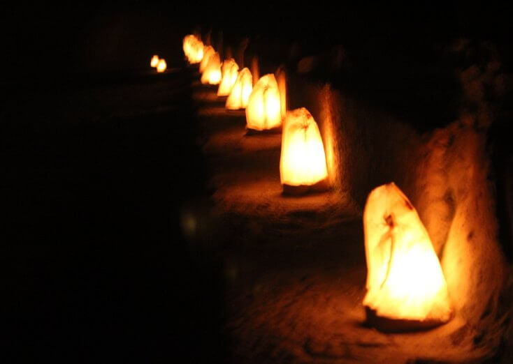 Petra by night, Jordan