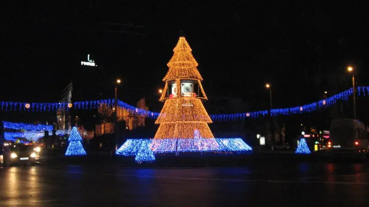 Luminițe de Crăciun, București