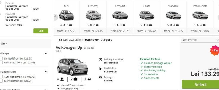 SameCarOneDay Car rent one day