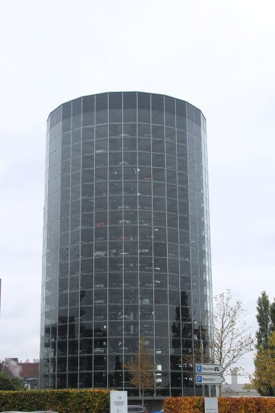 20-story car tower in Wolfsburg, Germany 20-story car tower in Wolfsburg, Germany