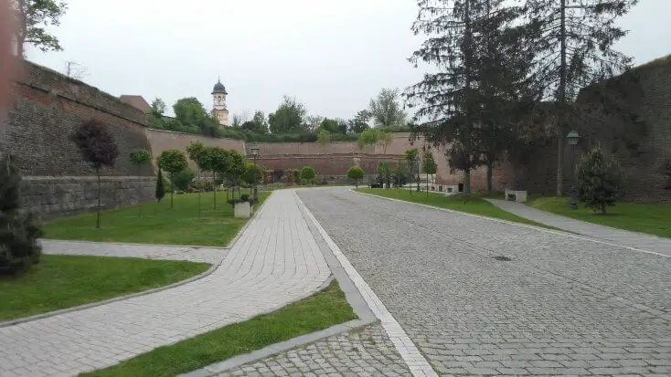The citadelle from Alba-Iulia, Romania