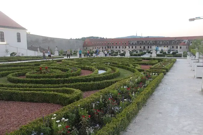 Baroque Gardens in the Castle of Bratislava