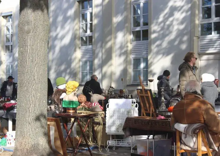 Germany's oldest flea market, Hanover, Germany