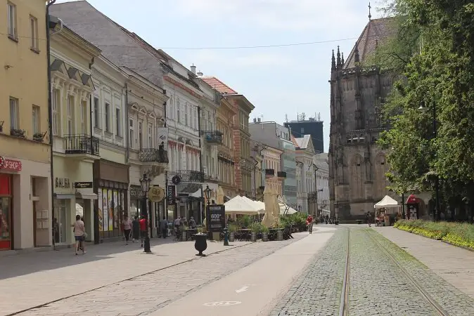 main pedestrian street