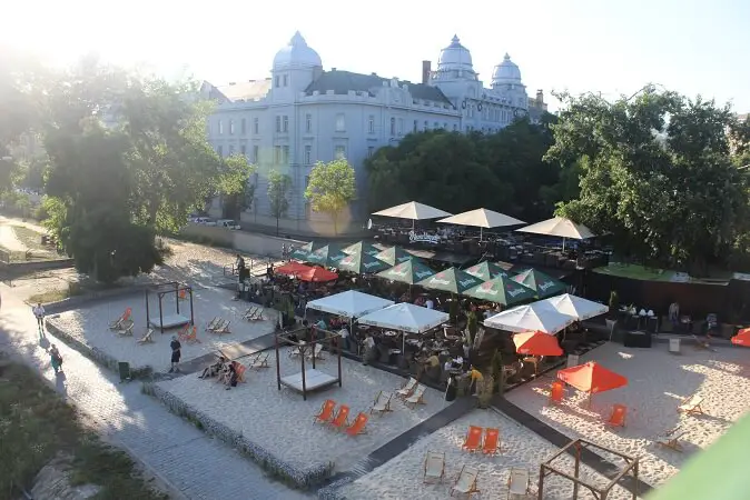 Danube river summer culture