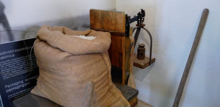 Tools used in salt extraction at Nin, Croatia