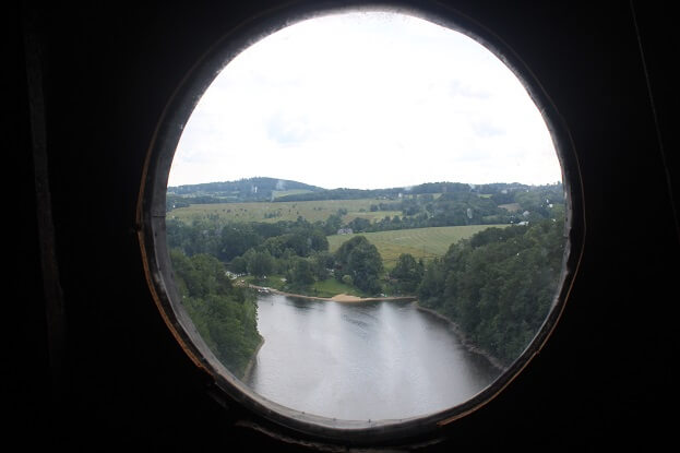 Lake behind the castle